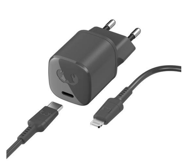 Fresh N Rebel Ładowarka Sieciowa Fresh'N'rebel USB-C 18W + kabel lightning - 1460207 - zdjęcie